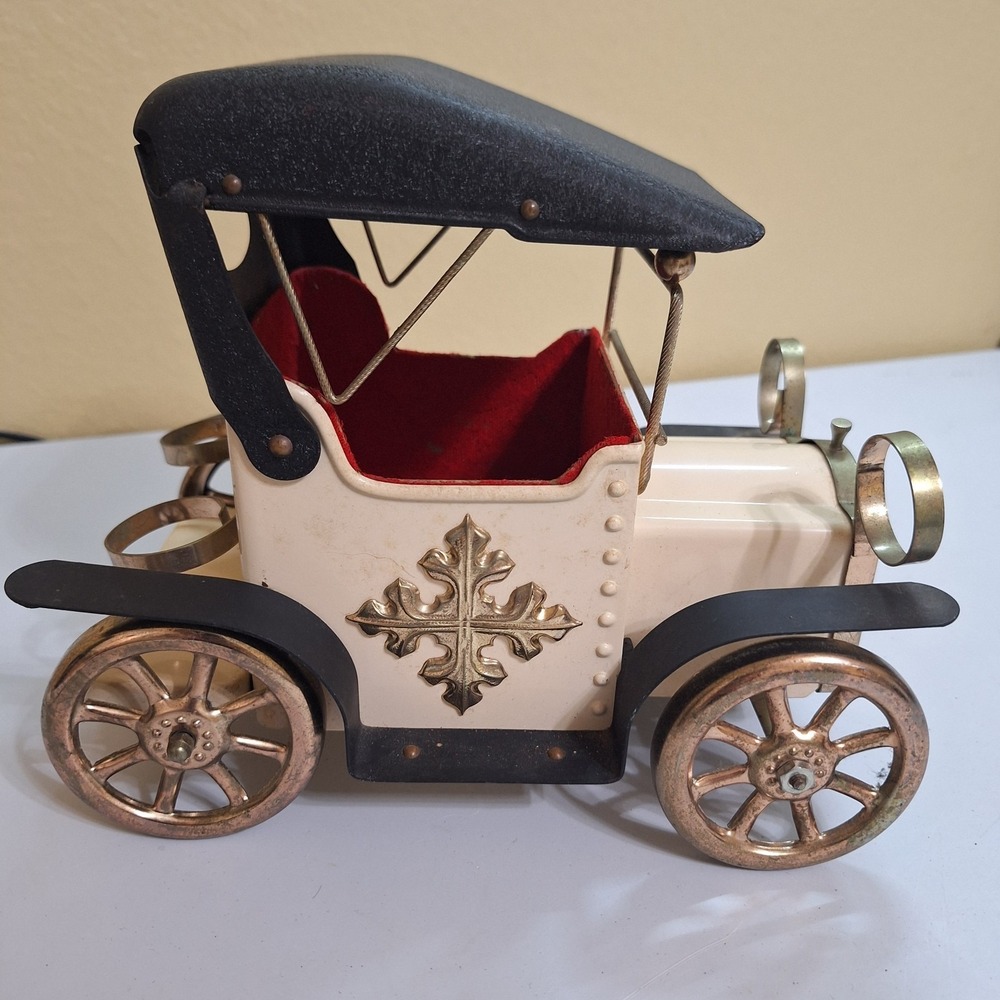 Vintage Musical Car Decanter Japan Music Box Barware Display Missing Parts